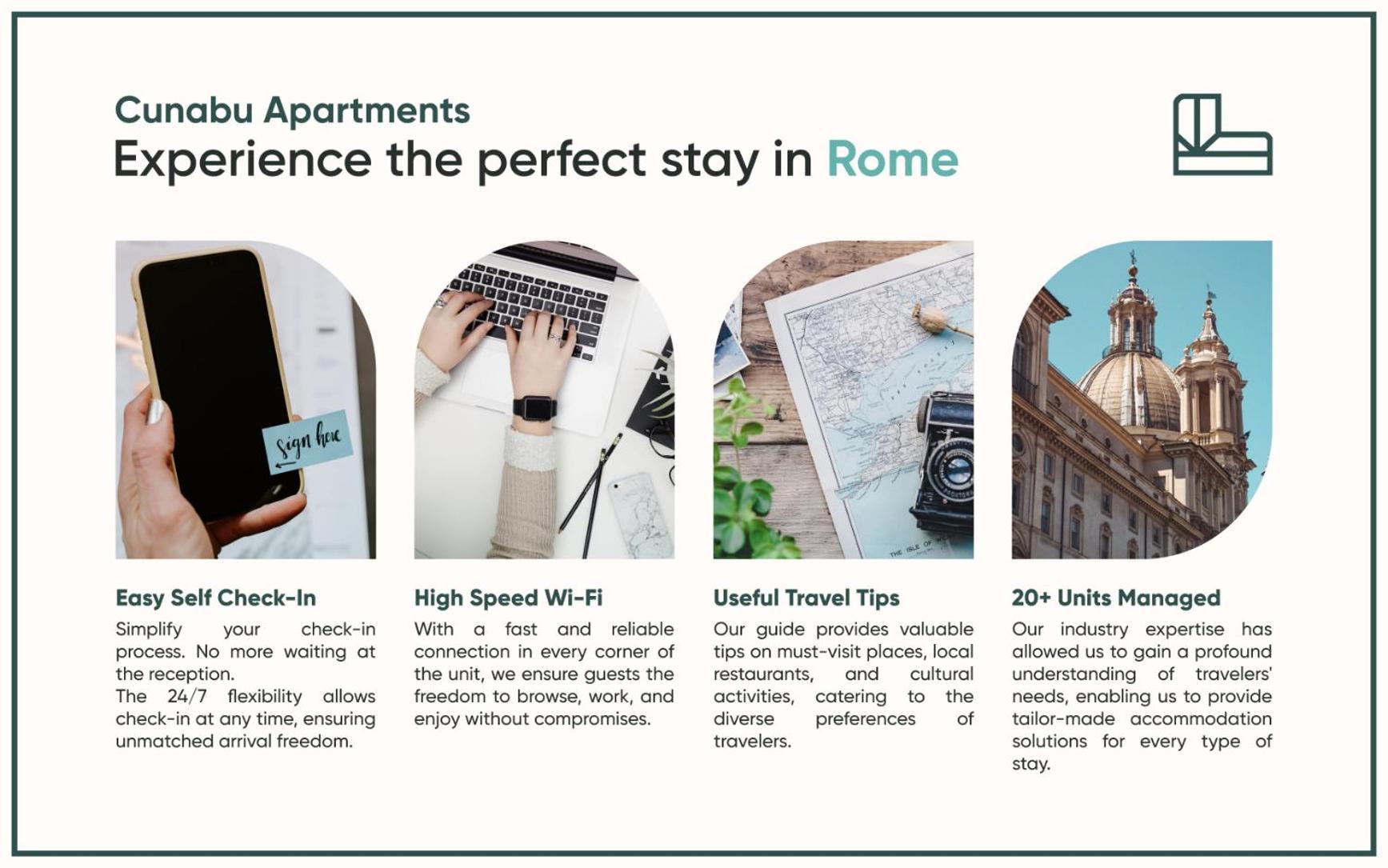 Cunabu Apartments Giolitti Roma Exterior foto